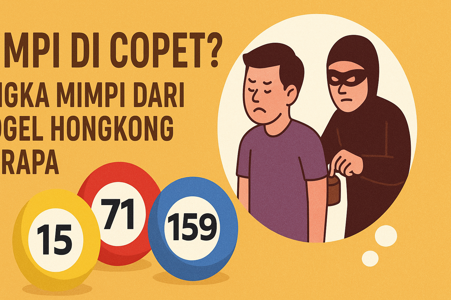 Tafsir mimpi dicopet angka togel HK tanda Kehilangan atau Keberuntungan