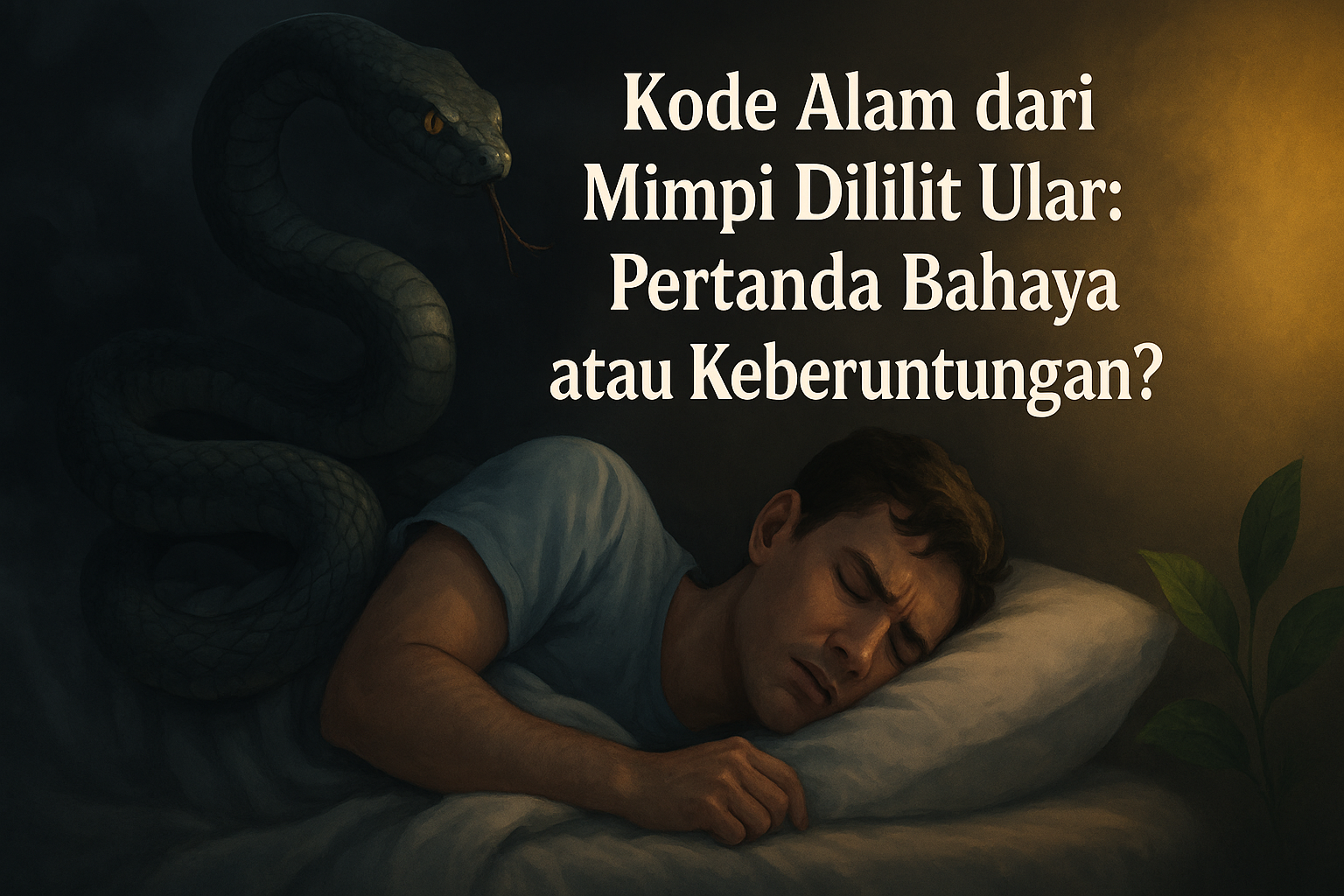Tafsir Angka Mimpi – Kode Alam dari Mimpi Dililit Ular: Pertanda Bahaya atau Keberuntungan?