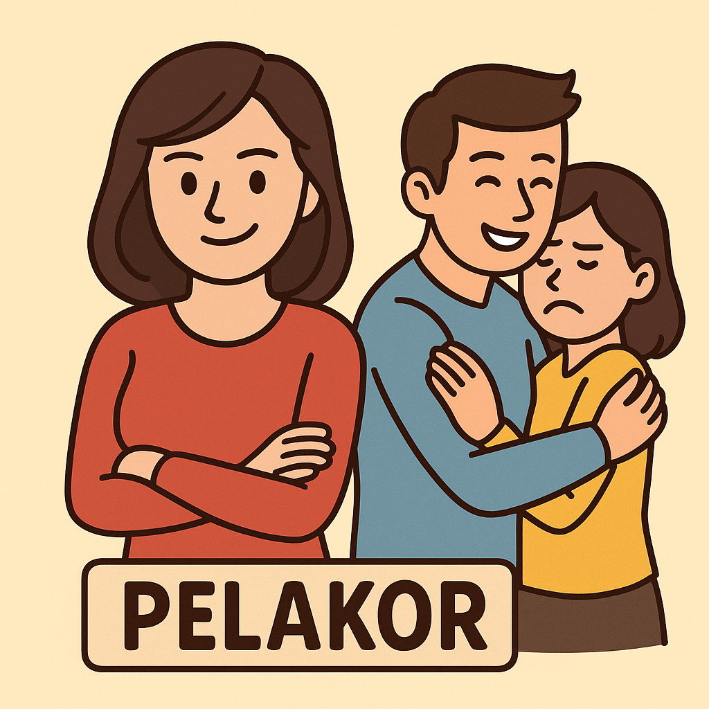 Mimpi tetangga berantam dan kaitannya dengan togel Hongkong dalam ilustrasi kartun dua pria bertengkar di
