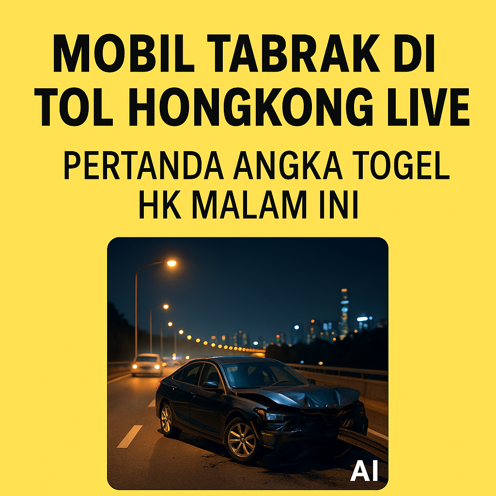 Mobil Tabrak di Tol Hongkong Live: Pertanda Angka Togel HK Malam Ini